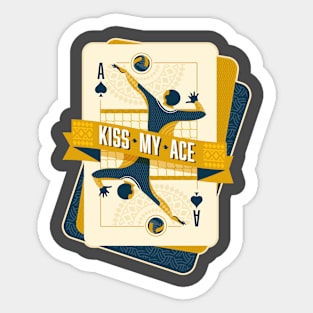 Kiss my Ace (of Spades) Sticker